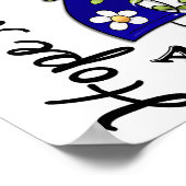 Poster Ruban de fleurs 4 Hope Matters ALS (Coin)