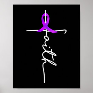 Poster Ruban de la foi en la conscience de l'épilepsie