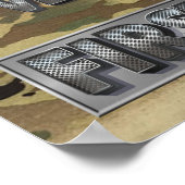 Poster Ruban de la première campagne sergent Afghanistan (Coin)