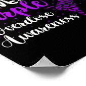 Poster Ruban de sensibilisation (Coin)