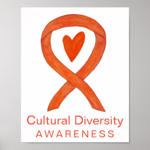 Poster Ruban de sensibilisation à la diversité culturelle