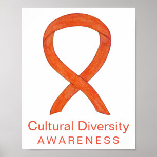 Poster Ruban de sensibilisation à la diversité culturelle