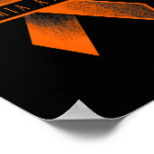 Poster Ruban de sensibilisation à la leucémie (Coin)