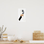 Poster Ruban de sensibilisation à la lutte contre le raci (Cuisine)