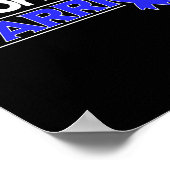 Poster Ruban de sensibilisation à la perte de cheveux de  (Coin)