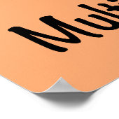 Poster Ruban de sensibilisation à la sclérose en plaques (Coin)