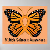 Poster Ruban de sensibilisation à la sclérose en plaques (Devant)