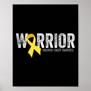 Poster Ruban de sensibilisation au cancer chez l'enfant K