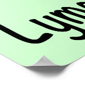 Poster Ruban de sensibilisation aux papillons de la malad (Coin)