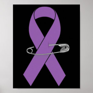 Poster Ruban de soutien pour la marche de sensibilisation