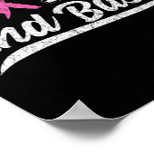 Poster Ruban Économisez Deuxième Base Conscience du cance (Coin)