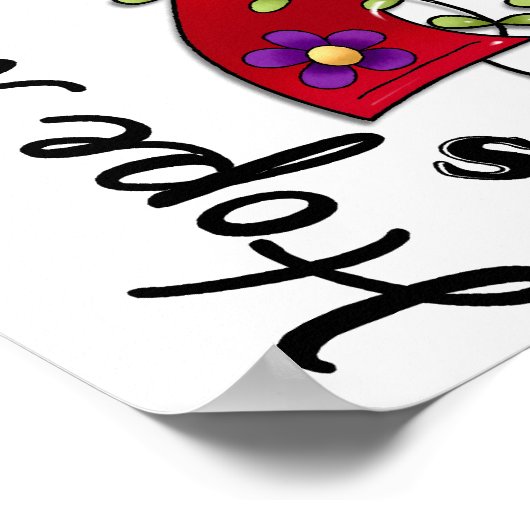 Poster Ruban Fleur 4 Hope Matters Stroke (Coin)