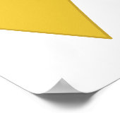 Poster Ruban jaune simple (Coin)