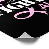 Poster Ruban Lutte contre le cancer du sein (Coin)