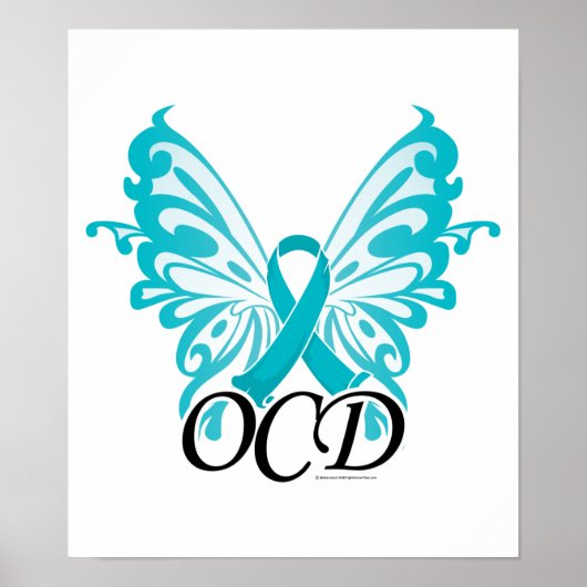 Poster Ruban papillon OCD (Devant)