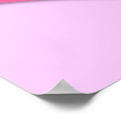 Poster Ruban rose (Coin)