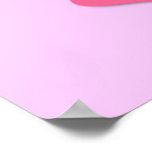 Poster Ruban rose (Coin)