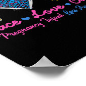 Poster Ruban Tournesol Grossesse Perte Bébé Sensibilisati (Coin)