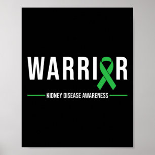 Poster Ruban vert pour la récupération du guerrier de sen