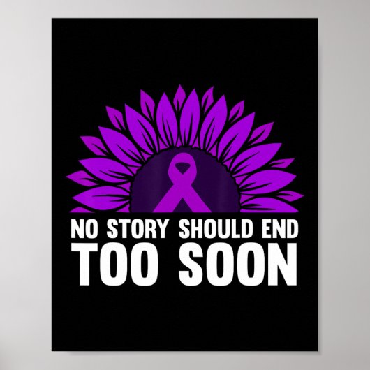 Poster Ruban Violet de Sensibilisation au Surdosage de Dr (Devant)