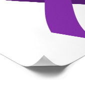 Poster Ruban violet Lupus 3 (Coin)