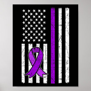 Poster Ruban Violet. Sensibilisation aux surdoses 5