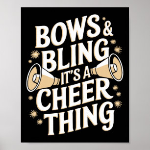Poster Rubans et paillettes, c'est une chose de cheerlead