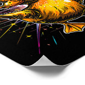 Poster Rubber Duck Disco Dancing Disco Ball Musique Rubbe (Coin)