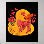 Poster Rubber Duck Valentines Day Rubber Duckie (Devant)