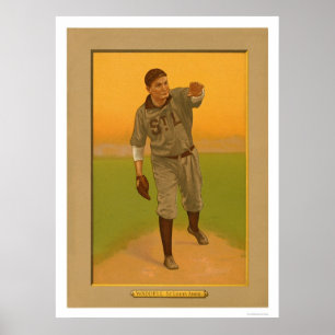 Poster Rube Waddell brunit le base-ball 1911