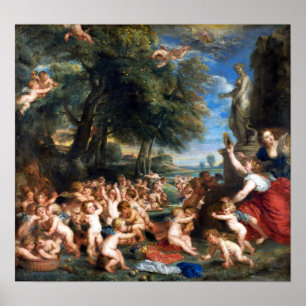Poster Rubens - Adoration De Vénus