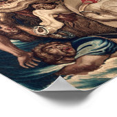 Poster Rubens - Bataille du pont Milvius (Coin)