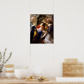 Poster Rubens - Couronnement De Sainte Catherine (Cuisine)