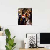 Poster Rubens - Couronnement De Sainte Catherine (Bureau à domicile)