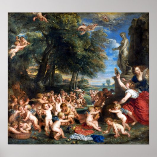 Poster Rubens - Culte de Vénus (Devant)