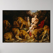 Poster Rubens - Daniel In Lions Den (Devant)