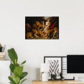 Poster Rubens - Daniel In Lions Den (Bureau à domicile)