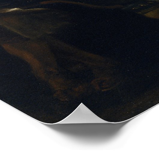 Poster Rubens - Dîner À Emmaus 1638 (Coin)