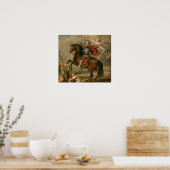 Poster Rubens - Duc de Buckingham à cheval (Cuisine)