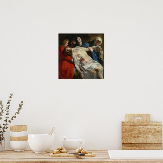 Poster Rubens - Entombement (Cuisine)