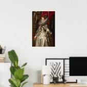 Poster Rubens - Marquise Brigida Spinola Doria (Bureau à domicile)