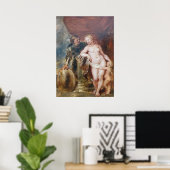 Poster Rubens - Mars, Vénus & Cupid (Bureau à domicile)