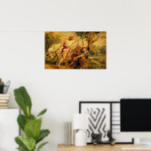 Poster Rubens - Mercure Et Argus 1636 (Bureau à domicile)