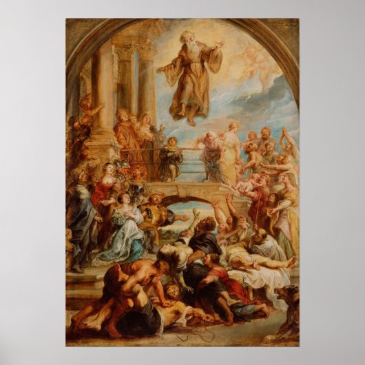 Poster Rubens - Miracles De Saint François De Paola (Devant)