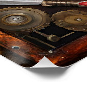 Poster Rubies Et Couteaux Coeur Steampunk Series (Coin)