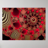 Poster Rubies & Gold Print (Devant)