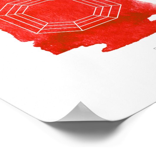 Poster Ruby Birthstone juillet (Coin)