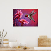 Poster Ruby Bliss : Nourriture des colibris (Cuisine)