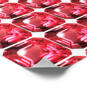 Poster Ruby Gemstone rose