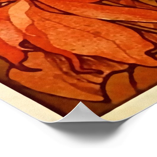 Poster Ruby Illustration d'Alphonse Mucha (Coin)